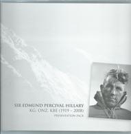 NEW ZEALAND Sie Edmund Hilary   Presentation  PACK. 1 FDCS ONE SET Stamps 1set    SG3101 - Covers & Documents