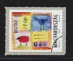 HUNGARY - 2018. Easter / Eggs / Self Adhesive Stamp / Domestic Nominal Value USED!!! - Usado