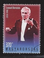 HUNGARY - 2018. Birth Centenary Of Leonard Bernstein  / Conductor / Composer USED!!! - Proofs & Reprints