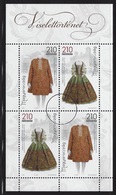 HUNGARY - 2018.  Minisheet - History Of Clothing II. / Wedding Garments Of Pal Esterhazy And Eva Thököly USED!!! - Gebraucht