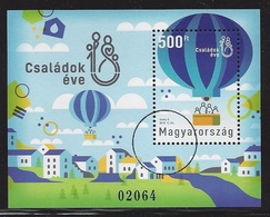 HUNGARY - 2018. S/S - Year Of Families / Hot Air Balloons USED!!! - Prove E Ristampe