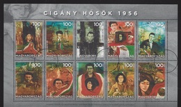 HUNGARY - 2018. Minisheet - Gipsy Heroes Of The Revolution 1956. USED!!! - Proeven & Herdrukken