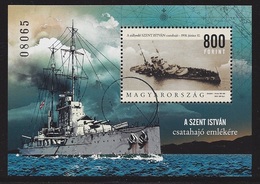 HUNGARY - 2018. S/S -In Memory Of The Battleship Saint Stephen / USED!!! - Used Stamps