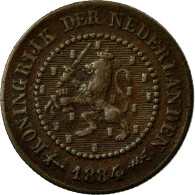 Monnaie, Pays-Bas, William III, 1/2 Cent, 1884, TTB, Bronze, KM:109.1 - 1849-1890 : Willem III