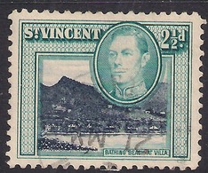 St Vincent 1938 - 47 KGV1 2 1/2d Bathing Beach SG 152 ( H1301 ) - St.Vincent (...-1979)