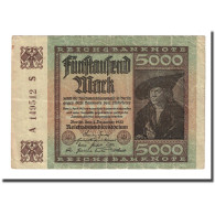 Billet, Allemagne, 5000 Mark, 1922-12-02, KM:81a, TB - 5000 Mark