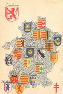 Armoiries Des Provinces Belges - Limburg - Carte (Défense Contre La Tuberculose) Non Circulée - Otros & Sin Clasificación