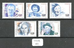 TUR YT 2723/2727 En Xx - Unused Stamps