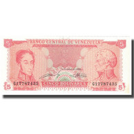 Billet, Venezuela, 5 Bolivares, 1989, 1989-09-21, KM:70b, SPL - Venezuela