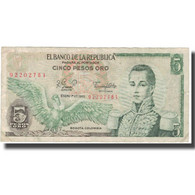Billet, Colombie, 5 Pesos Oro, 1980, 1980-01-01, KM:406f, TTB - Kolumbien