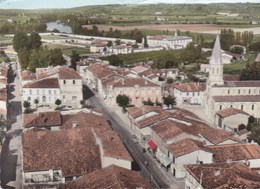 LABASTIDE SAINT PIERRE RUE DU CENTRE VUE AERIENNE CPSM GF CARTE NEUVE - Labastide Saint Pierre