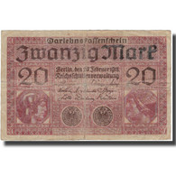 Billet, Allemagne, 20 Mark, 1918, 1918-02-20, KM:57, B+ - 20 Mark