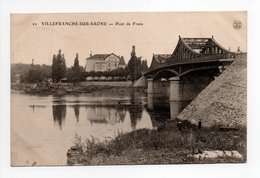 - CPA VILLEFRANCHE-SUR SAONE (69) - Pont De Frans - - Villefranche-sur-Saone