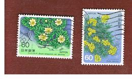 GIAPPONE  (JAPAN) - SG 1775.1776 -   1985   ALPINE PLANTS: COMPLET SET OF 2   - USED° - Used Stamps