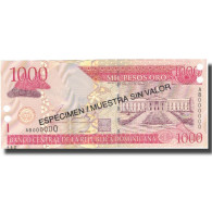 Billet, Dominican Republic, 1000 Pesos Oro, 2002, 2002, Specimen, KM:173s1, NEUF - Dominicaine