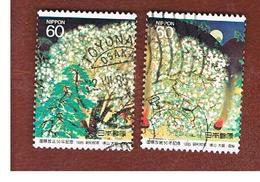 GIAPPONE  (JAPAN) - SG 1791.1792   -   1985  50^ ANNIV. OF RADIO JAPAN (COMPLET SET OF 2)   - USED° - Used Stamps