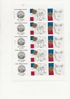 PHILEXFRANCE N° P 2142A - 5 PAIRES EN FEUILLE - ANNEE 1981 - COTE : 17,50 € - Neufs