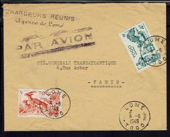 TOGO - 1949 "Chargeur Réunis - Agence De Lomé" Enveloppe Par Avion à Destination De Paris - B/TB - - Lettres & Documents