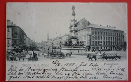 AUSTRIA - WIEN II , PRATERSTRASSE MIT TEGETHOFF MONUMENT - Prater