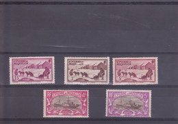 PIE-T-19-963 : 5 TIMBRES NEUFS SANS GOMME. SAINT-PIERRE ET MIQUELON. - Neufs