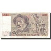 France, 100 Francs, 100 F 1978-1995 ''Delacroix'', 1993, 1993, TB - 100 F 1978-1995 ''Delacroix''