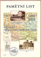 Rep. Ceca / Foglio Commemorativo (PaL 2010/02) Ceske Budejovice 2: Linea Ferroviaria 140 Anni Vienna-C. Budejovice-Plzen - Cartas & Documentos