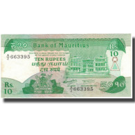 Billet, Mauritius, 10 Rupees, Undated (1985), KM:35b, TTB+ - Mauritius