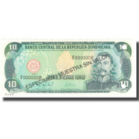 Billet, Dominican Republic, 10 Pesos Oro, 1997, 1997, Specimen, KM:153s, NEUF - República Dominicana