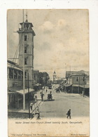 Georgetown Water Street From Church Street Looking South Edit " The Argosy " Demerara . P. Used . Tramway Tram - Autres & Non Classés