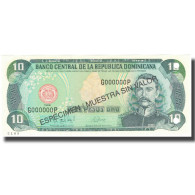 Billet, Dominican Republic, 10 Pesos Oro, 1998, 1998, Specimen, KM:153s, NEUF - Dominicaanse Republiek
