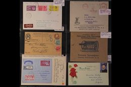 FARMING, GROWERS & FLOWERS ADVERTISING ENVELOPES, METER MAIL & POSTMARKS - Each With Something Relating To The Theme, He - Sonstige & Ohne Zuordnung