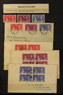 1937 KGVI CORONATION. Collection Of British Commonwealth Sets And Covers Displayed In A Stockbook. The Majority Of Sets  - Unclassified