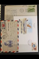 AIRCRAFT 1920's - 1990's Collection Of Mint & Used Stamps, Commercial & Philatelic Covers And Cards, All Featuring Vario - Ohne Zuordnung