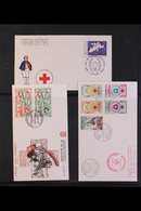 RED CROSS 1950's-2000's FIRST DAY COVERS COLLECTION. An Attractive All World, Collection Of Illustrated Unaddressed FDC  - Ohne Zuordnung