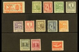 SPANISH 1928-9 MINT RANGE Incl. 1928 20c Red (without Figures On Reverse) Express Letter Stamp, 1929 Perf.14 Definitives - Other & Unclassified