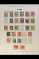 SPANISH POST OFFICES 1928-2009 Fine Mint Collection On Printed Album Pages, Starts With A Range Of 1928 Overprints On Sp - Other & Unclassified