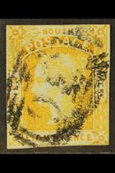 NEW SOUTH WALES 1853 8d Orange Yellow, SG 80, Four Close To Good Margins, Part "36" Cancel. For More Images, Please Visi - Sonstige & Ohne Zuordnung