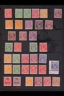 1913-1936 KGV HEADS MINT COLLECTION Presented On A Stock Page That Includes 1913-14 1d, 1914-20 KGV To 4d Including ½d W - Altri & Non Classificati