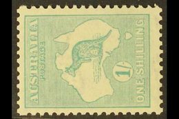 1915-27 1s Blue- Green Die III With WATERMARK SIDEWAYS, SG 40ba, Never Hinged Mint. Very Fresh. For More Images, Please  - Other & Unclassified