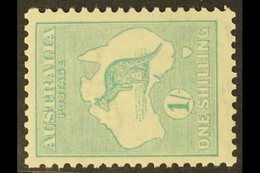 1915-27 1s Blue- Green Die III With WATERMARK SIDEWAYS, SG 40ba, Never Hinged Mint. Very Fresh. For More Images, Please  - Andere & Zonder Classificatie