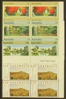 1989 High Values Set ($2-$20), SG 1199/1201a, Never Hinged Mint Corner Blocks Of 4 Stamps. Face Value AU$ 148. (16 Stamp - Other & Unclassified