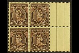 BRITISH COMMONWEALTH OCCUPATION FORCE (JAPAN) 1946-47 3d Purple-brown With T2 Overprint In Black (see Footnote In Gibbon - Other & Unclassified