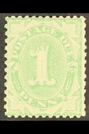 POSTAGE DUES 1907 1d Dull Green, Wmk Crown Over Double Lined A, Perf 11½ X 11, Wmk Inverted, SG D54w, Fine Mint. For Mor - Other & Unclassified