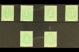 POSTAGE DUES 1902 Set To 6d Emeral Complete, SG D1/6, Fine Mint. (6 Stamps) For More Images, Please Visit Http://www.san - Other & Unclassified