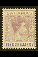 1938-52 5s Lilac & Blue Thick Paper, SG 156, Never Hinged Mint With Usual Streaky Gum & Striking Appearance! For More Im - Other & Unclassified