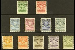 1938 Crocodile & Mountains Set, SG 18/28, Very Fine Mint (11 Stamps) For More Images, Please Visit Http://www.sandafayre - Other & Unclassified
