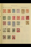 1865-1952 CLEAN COLLECTION On Album Pages, Mint And Used (mostly Used). With Nice QV Range To 1s, Useful "Ship" Ranges A - Bermudas