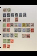 1885-1935 COLLECTION. A Most Useful Mint & Used Collection Presented On A Pair Of Album Pages. Includes Turkish Currency - Britisch-Levant