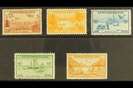 1933 Air Set Complete, SG 230/34, Very Fine Mint (the 30c, 60c & 75c Values Never Hinged) 5 Stamps. For More Images, Ple - Other & Unclassified