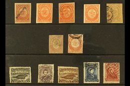 EARLY FORGERIES A "used" Or "unused" Group Of 1857-73 Forged Issues, Includes An 1857-64 Imperf Range With 2d X4 With Sh - Other & Unclassified
